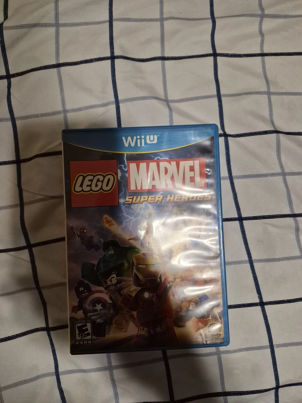 Microsoft Wii U LEGO Game Case Set with White Spines and Blue Trim